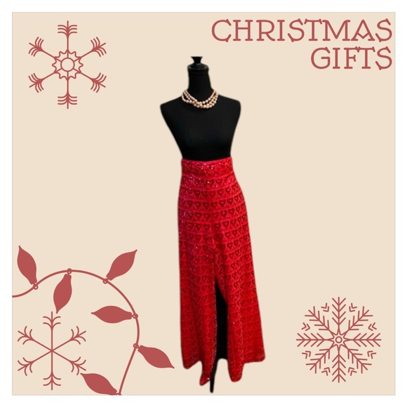 ELOQUII RED PANTSUIT SPECIAL OCCASION  TOP/28 PANTS/ 22 NWT - Picture 13 of 14